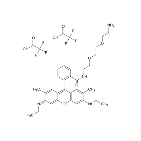 Rhodamine 6G bis(oxyethylamino)ethane amide bis (trifluoroacetate)